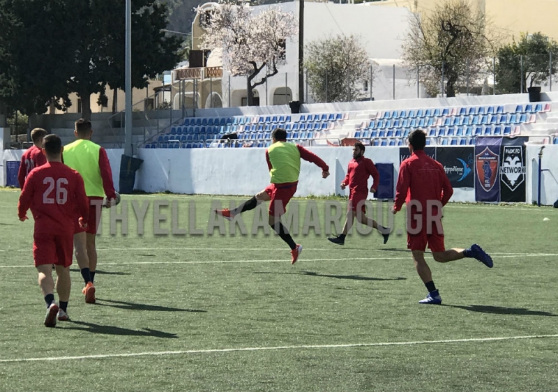 Η προπόνηση της Τετάρτης 19/2